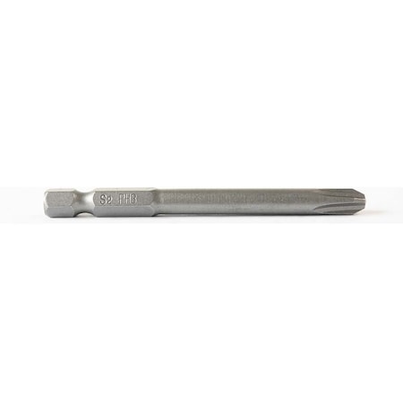 Superior Steel 3# Phillips Head Power Screwdriver Bits - 3 Inch Long - 6mm Dia, PK 25 BP303D-25B